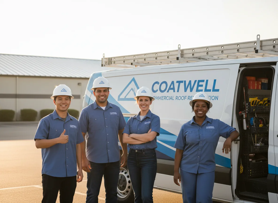 Commercial roof coating company in Valders, WI